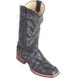 Men’s Los Altos Glossy Pirarucu Fish Boots Wide Square Toe