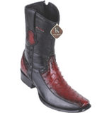 Men’s King Exotic Ostrich & Deer Ankle Boots Dubai Toe