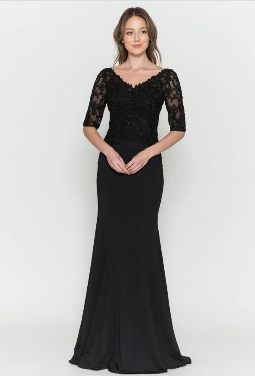 Poly USA Evening Gowns 8560 Moreno's Wear Poly USA Evening Gowns 8560 Moreno's Wear