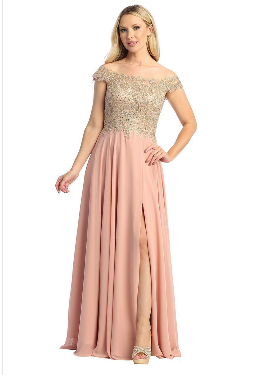 Let’s Evening Gown 7770L – Moreno's Wear