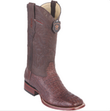 Men’s Los Altos Caiman Hornback Boots Wide Square Toe