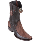 Men’s King Exotic Teju Lizard & Deer Ankle Boots Dubai Toe