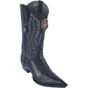 Men’s Los Altos Python Boots 3x Toe With Cowboy Heel