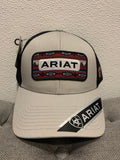 Ariat pattern grey/maroon Cap