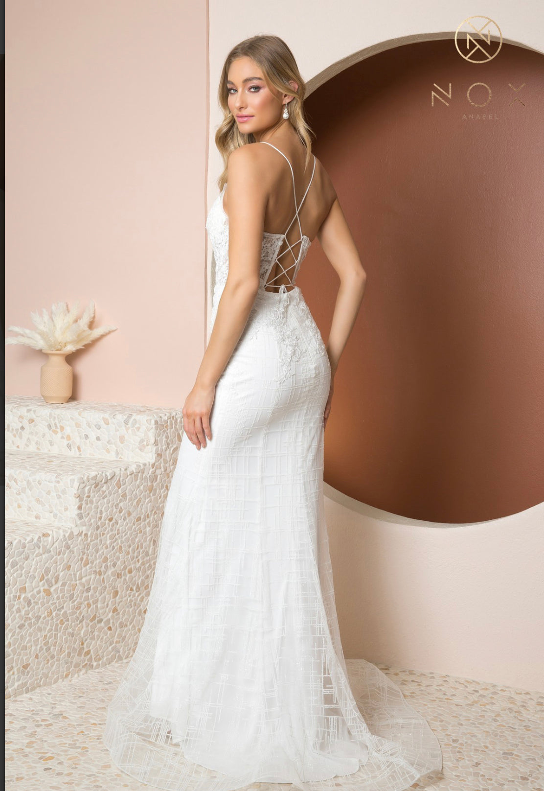 blue dress for baby girl Nox Anabel Wedding Gown R282w – Moreno's Wear