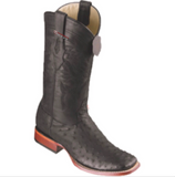 Men’s Los Altos Ostrich Boots Wide Square Toe