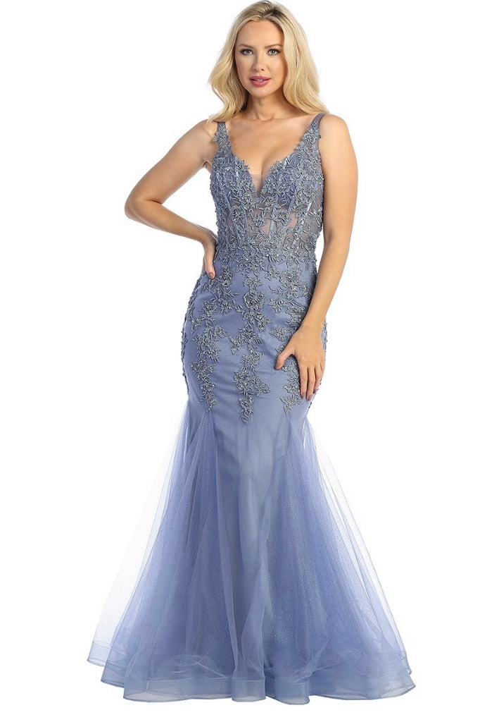 Let's Evening Gowns 7738L – Moreno's Wear