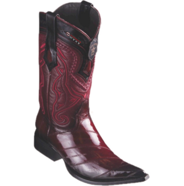 Men's Los Altos EEL Boots 3x Toe With Cowboy Heel – Moreno's Wear