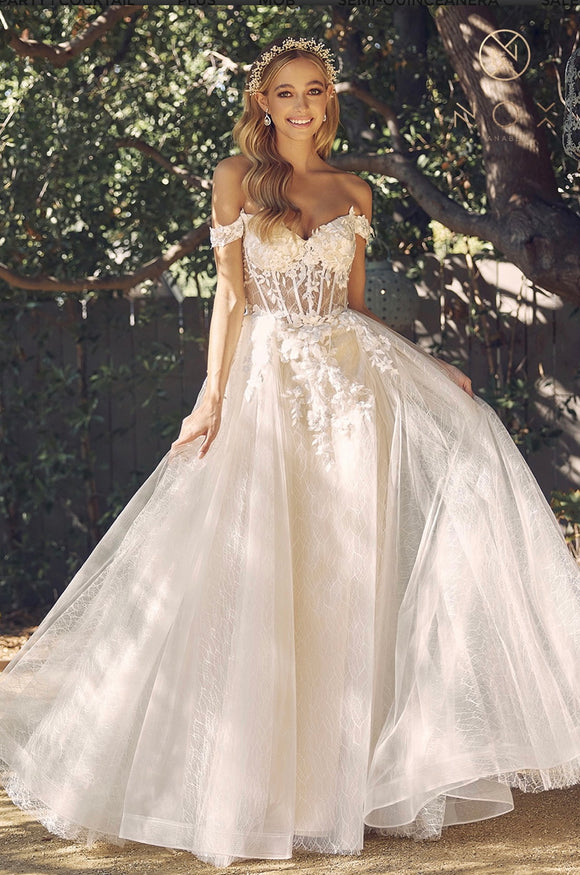 Nox Anabel Wedding Gown C1199 – Moreno's Wear