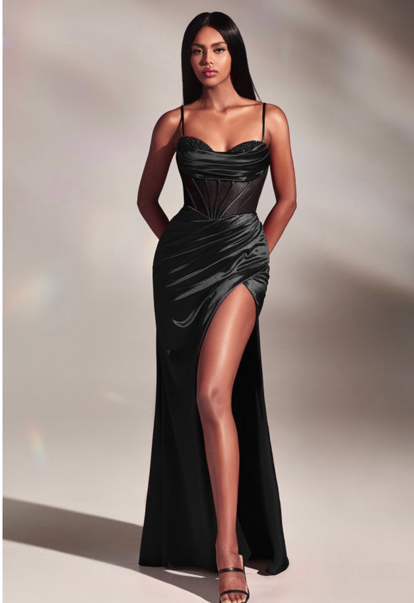 LaDivine by Cinderella Divine CB096 Evening Gown Moreno's Wear