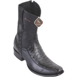 Men’s King Exotic Ostrich & Deer Ankle Boots Dubai Toe