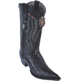 Men’s Los Altos Ostrich Leg Boots 3x Toe With Cowboy Heel