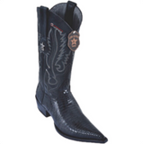 Men’s Los Altos Teju Lizard Boots 3x Toe With Cowboy Heel