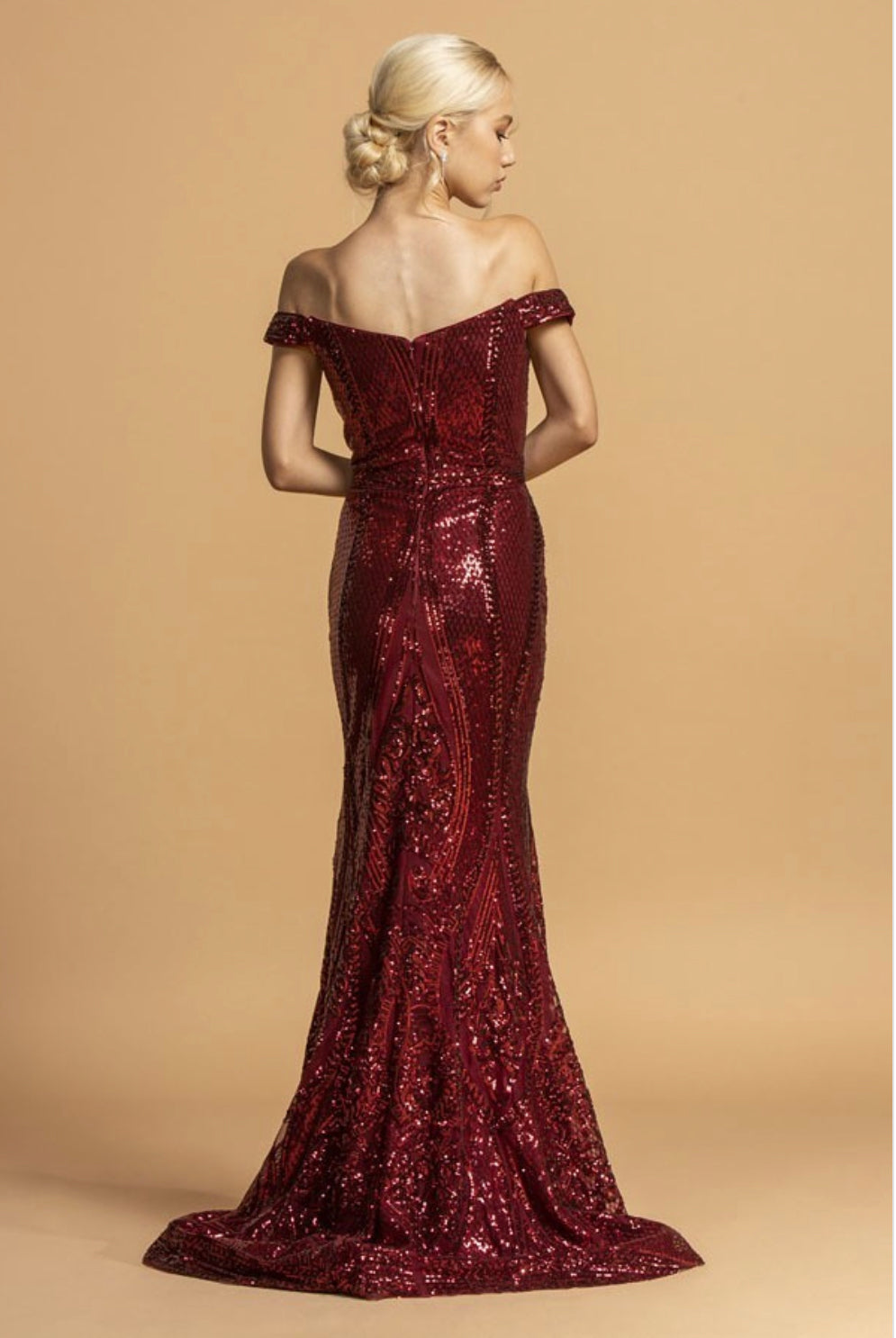 Aspeed Design - L2190 Formal Body Flattering Lace Long Dress