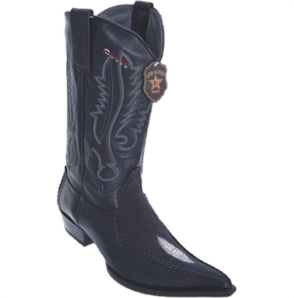 Men’s Los Altos Stingray With Deer Boots 3x Toe Cowboy Heel