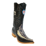 Men’s Wild West Caiman Tail With Deer Boots 3x Toe