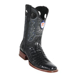 Men's Wild West Caiman Belly Boots Square Toe