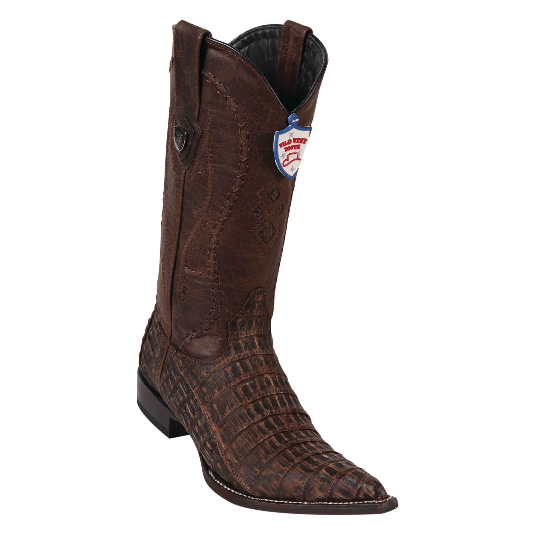 Men s Wild West Caiman Belly Boots 3x Toe Moreno s Wear