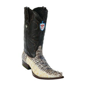 Men's Wild West Caiman Tail Boots 3x Toe