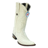 Men's Wild West Caiman Tail Boots 3x Toe