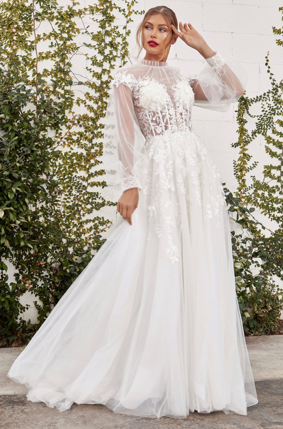 LaDivine by Cinderella Divine A1074W Wedding Gown Moreno's Wear LaDivine by Cinderella Divine A1074W Wedding Gown Moreno's Wear