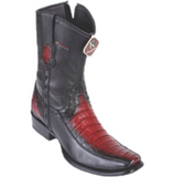 Men’s King Exotic Caiman Belly With Deer Ankle Boots Dubai Toe