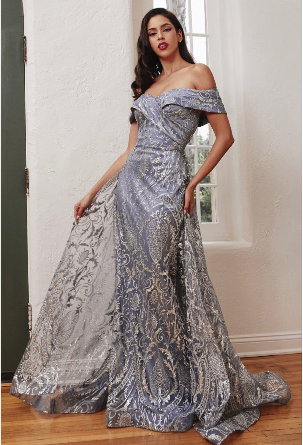 LaDivine by Cinderella Divine J836 Evening Gown – Moreno's Wear