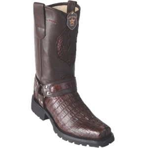 Men’s Los Altos Caiman Tail Biker Boots