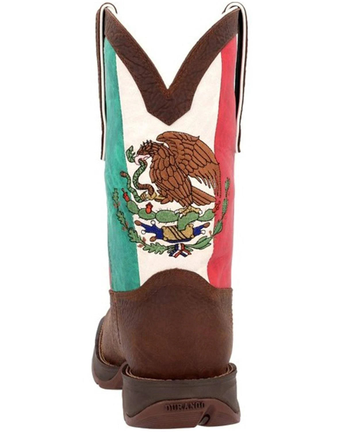 Men s Durango Rebel Mexico Flag Western Boot Moreno s Wear