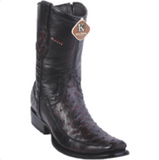 Men’s King Exotic Ostrich & Deer Ankle Boots Dubai Toe