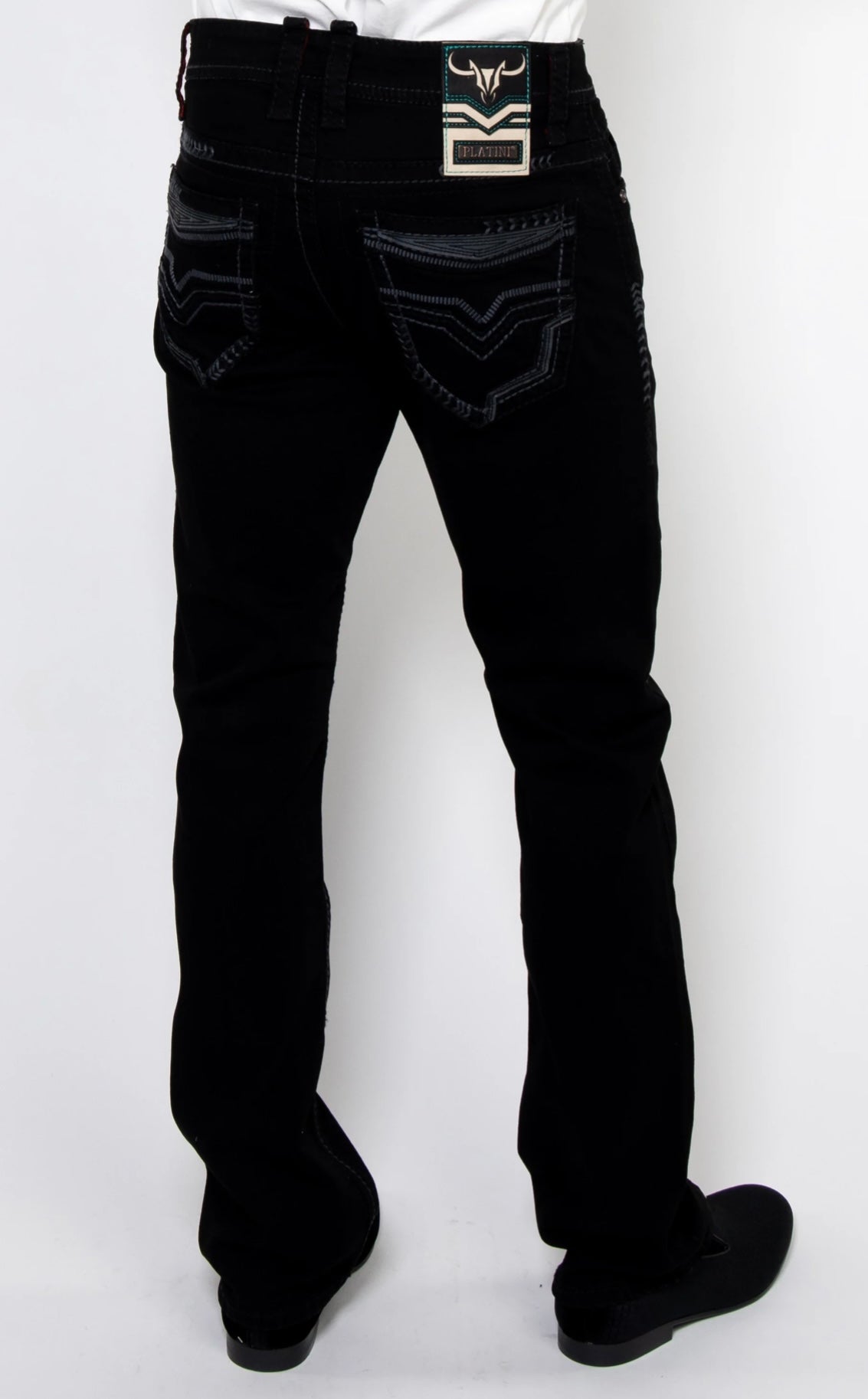 True black 5 pocket bootcut Jeans