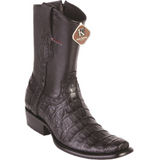 Men’s King Exotic Caiman Belly Ankle Boots Dubai Toe