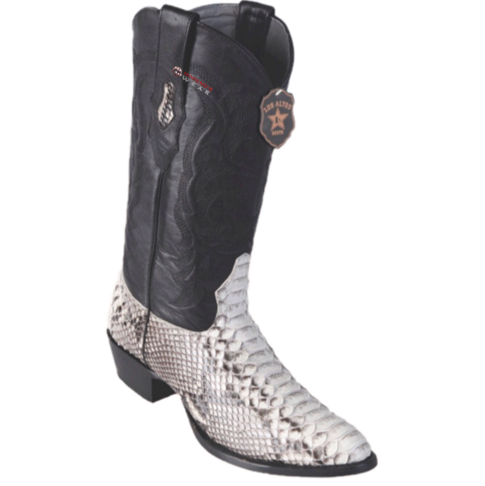 Men’s Los Altos Python Boots Round Toe – Moreno's Wear