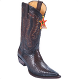 Men’s Los Altos Teju Lizard Boots 3x Toe With Cowboy Heel