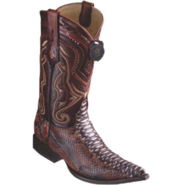 Men’s Los Altos Python Boots 3x Toe