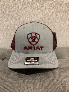 Ariat maroon/grey Cap