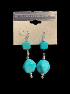 Lucia Turquoise Concho Earrings