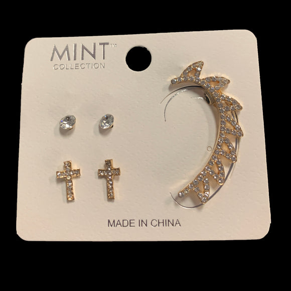 Cristi Gold Earring Set