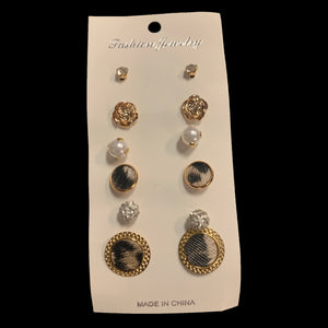 Jessica Beige Earring Set