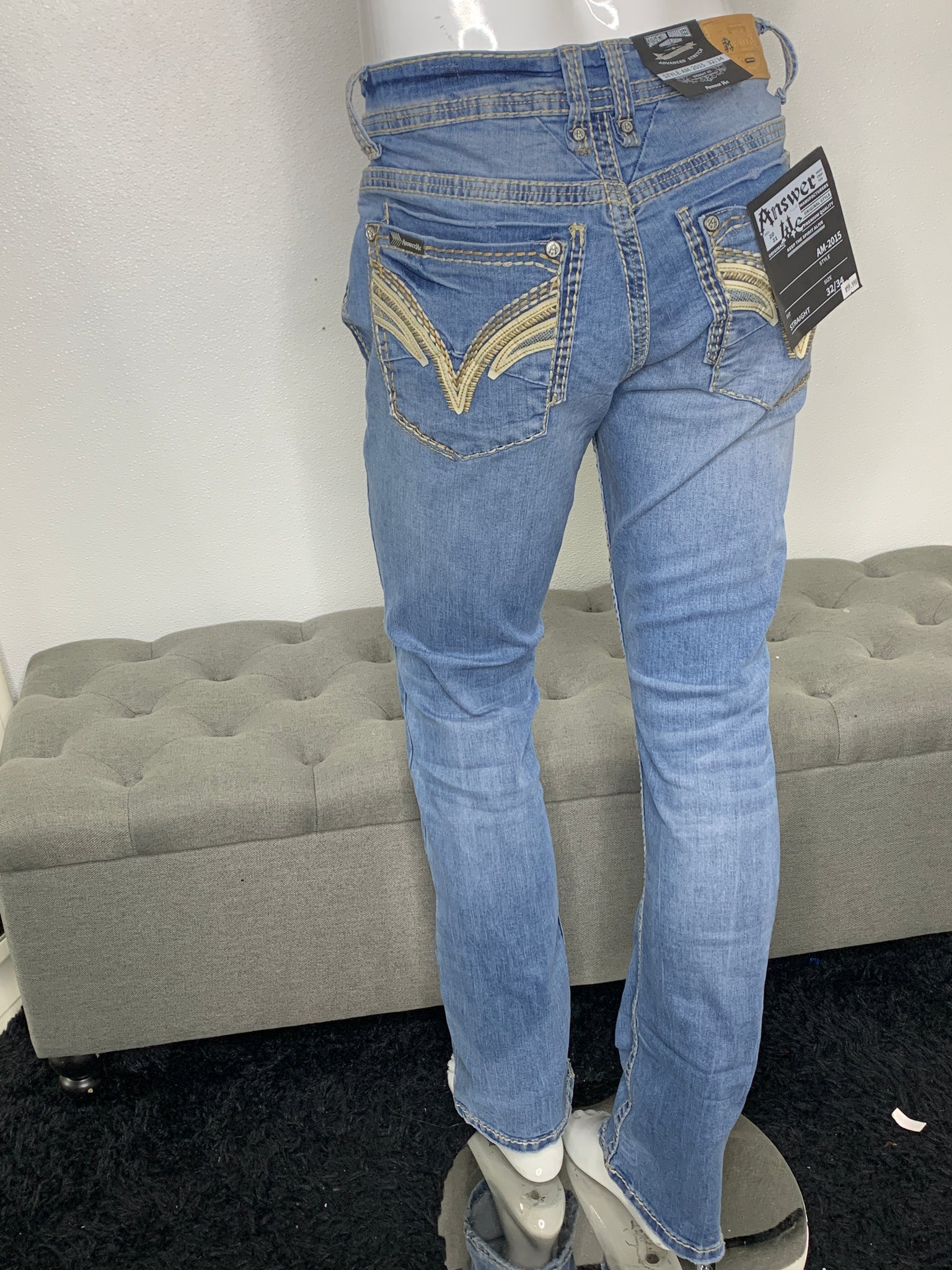 Men\'s Answer Me Light Denim Jeans – Moreno\'s Wear | Jeans