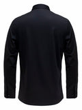 Rey Black Sparkle Modern Shirt Barocco