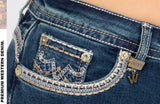 Rosemary Denim Western Embroidered Bootcut Jeans