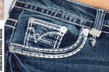 Juliana Denim Western Embroidered Bootcut Jeans
