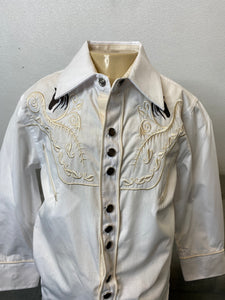 Azriel Vaquero White Shirt