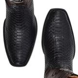 Men's Cuadra Python Square Toe Boots
