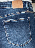 Olivia Dark Blue High Rise Flare Jeans