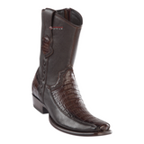 Men's Wild West Caiman Belly With Deer Ankle Boots Dubai Toe