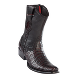 Men's Wild West Caiman Belly Ankle Boots Dubai Toe