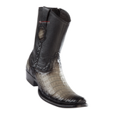 Men's Wild West Caiman Belly Ankle Boots Dubai Toe