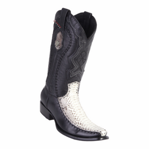 Men's Wild West Python With Deer Boots Dubai Toe